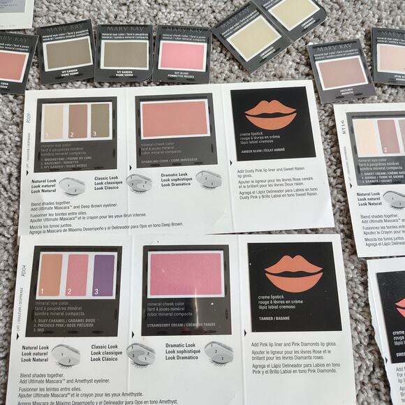 Mary Kay 60+ Samples Eye, Lip, Cheek Color Lot Assorted Variety Consultant 05,07 - Picture 8 of 11